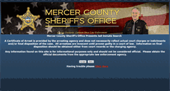 Desktop Screenshot of inmate.mercercountysheriff.org